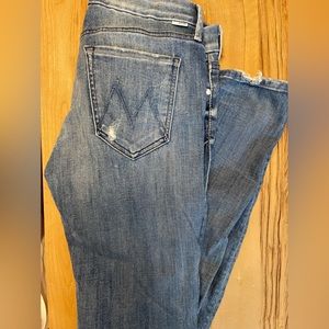 Mother jeans. The looker crop skinny